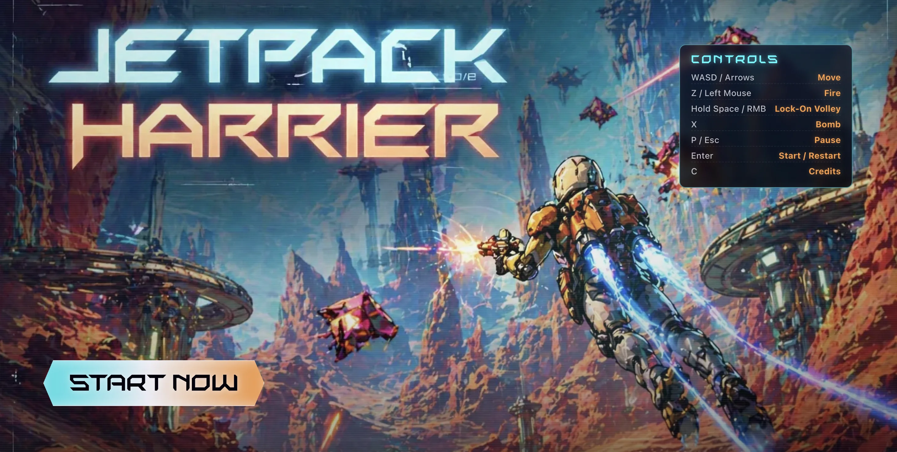 Jetpack Harrier game