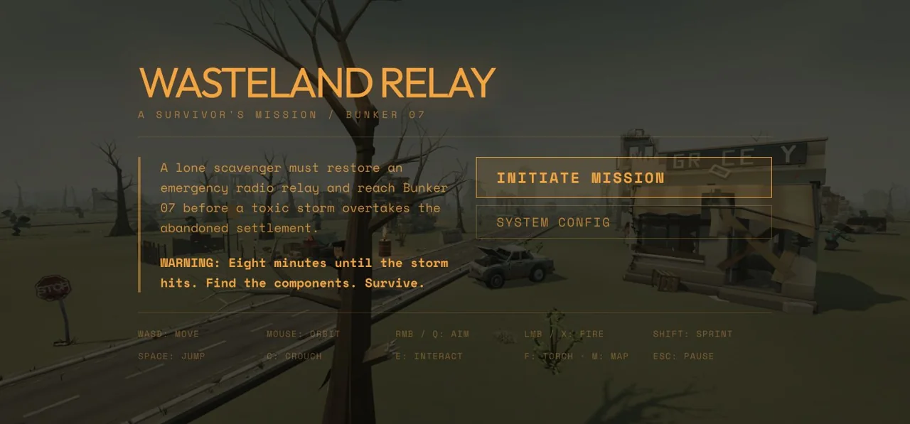 Wasteland Relay game